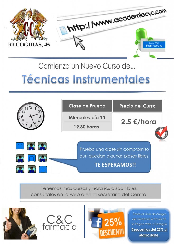 clase de prueba tecnicas instrumentales de farmacia